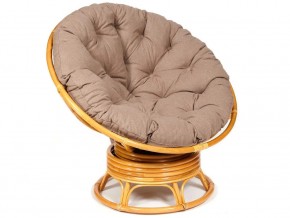 Кресло-качалка Papasan w 23/01 B с подушкой Honey, экошерсть Коричневый в Сухом Логу - suhoj-log.magazin-mebel74.ru | фото