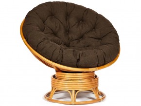 Кресло-качалка Papasan w 23/01 B с подушкой Honey, ткань Коричневый в Сухом Логу - suhoj-log.magazin-mebel74.ru | фото