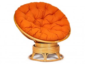 Кресло-качалка Papasan w 23/01 B с подушкой Honey, ткань Оранжевый в Сухом Логу - suhoj-log.magazin-mebel74.ru | фото