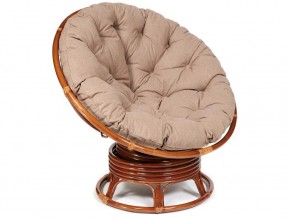 Кресло-качалка Papasan w 23/01 B с подушкой Pecan, экошерсть Коричневый в Сухом Логу - suhoj-log.magazin-mebel74.ru | фото