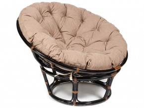 Кресло Papasan 23/01 W с подушкой Antique brown, экошерсть Коричневый в Сухом Логу - suhoj-log.magazin-mebel74.ru | фото