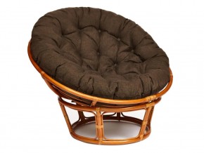 Кресло Papasan 23/01 W с подушкой Cognac, ткань Коричневый в Сухом Логу - suhoj-log.magazin-mebel74.ru | фото