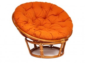 Кресло Papasan 23/01 W с подушкой Cognac, ткань Оранжевый в Сухом Логу - suhoj-log.magazin-mebel74.ru | фото