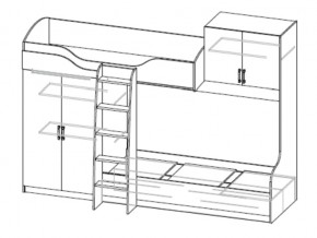 Кровать двухъярусная в Сухом Логу - suhoj-log.magazin-mebel74.ru | фото