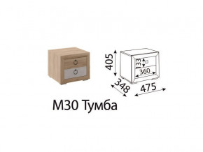 М30 Тумба прикроватная в Сухом Логу - suhoj-log.magazin-mebel74.ru | фото