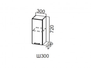 Ш300/720 Шкаф навесной 300/720 в Сухом Логу - suhoj-log.magazin-mebel74.ru | фото