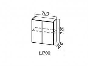 Ш700/720 Шкаф навесной 700/720 в Сухом Логу - suhoj-log.magazin-mebel74.ru | фото