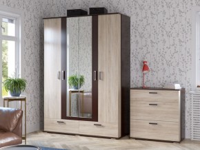 Шкаф 4-х дверный с ящиками Даллас 4-4818 в Сухом Логу - suhoj-log.magazin-mebel74.ru | фото
