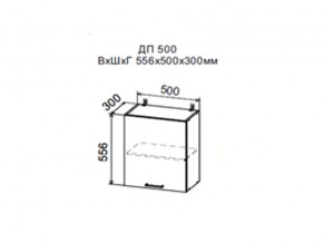 Шкаф верхний ДП500 в Сухом Логу - suhoj-log.magazin-mebel74.ru | фото