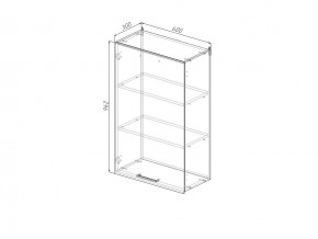 В9 60 Модуль верхний МВ9 60 в Сухом Логу - suhoj-log.magazin-mebel74.ru | фото