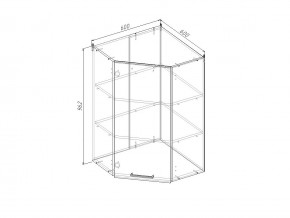ВУ9 Модуль верхний Угловой МВУ9 в Сухом Логу - suhoj-log.magazin-mebel74.ru | фото
